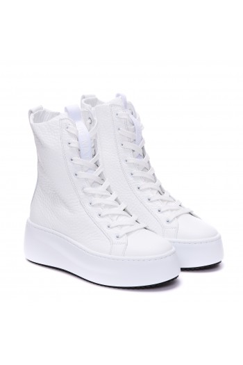 Vic Matie Skórzane sneakersy, białe, 1D7360DW62A090102