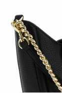 2Versace Jeans Couture Czarna torba na ramię ze skóry syntetycznej