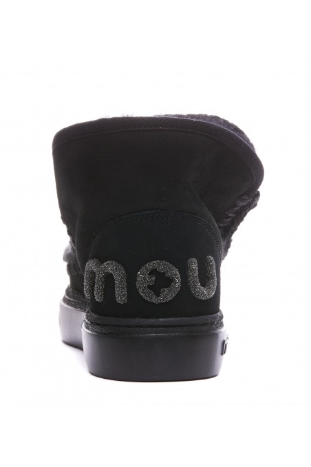 MOU Sneakersy ESKIMO BOLD z brokatowym logo, 411001ABKBK