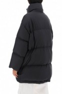 2Stand studio Czarny płaszcz puchowy typu oversize Edna