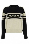 2ISABEL MARANT ETOILE Dwukolorowy sweter Callie z elastycznej bawełny