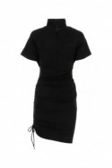 2Isabel Marant Etoile Czarna sukienka Lya z elastycznej wiskozy