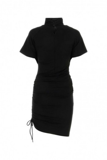 Isabel Marant Etoile Czarna sukienka Lya z elastycznej wiskozy