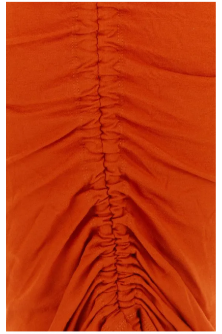 Isabel Marant Etoile Pomarańczowa sukienka Lya z elastycznej wiskozy