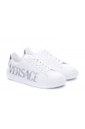 2Versace Białe sneakersy GRECA logo, sportowe buty męskie, DSU84041A065742W270