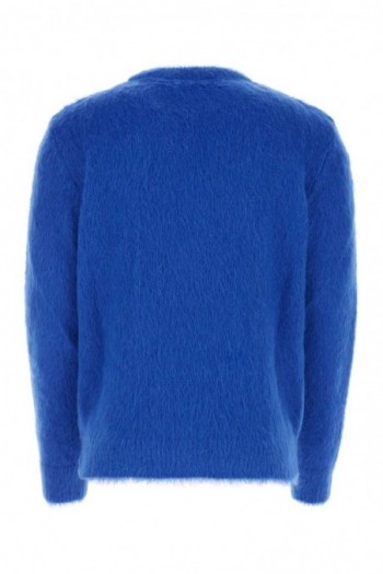 Balmain Niebieski sweter z logo