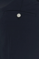 2Balmain Granatowe spodnie z kantem z diagonalu