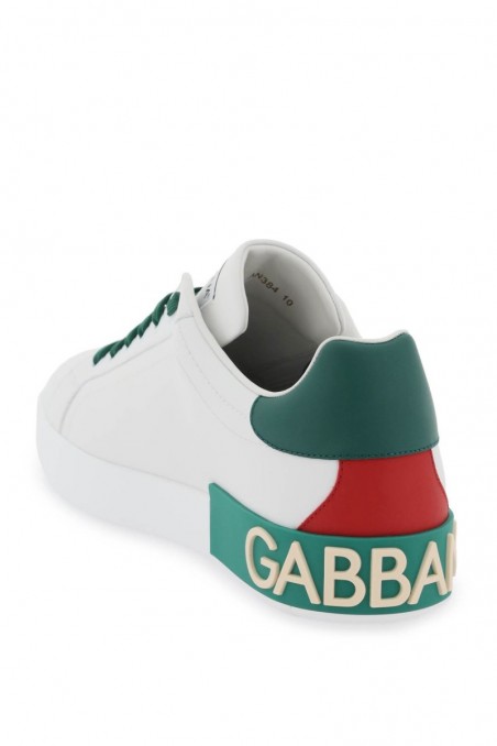 Dolce & gabbana Skórzane sneakersy Portofino CS1772AN3848N530