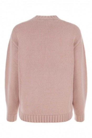 Kenzo Różowy sweter z mieszanki elastycznej wełny, FD62PU4313LA 34