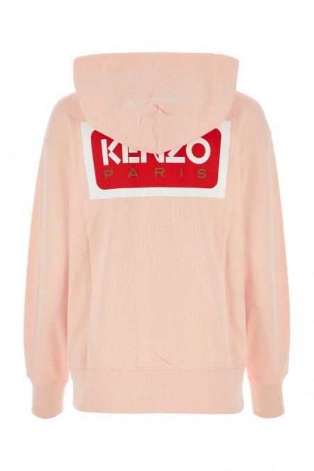 Kenzo Pastelowa bluza z logo na plecach, FD62SW0624MF 34