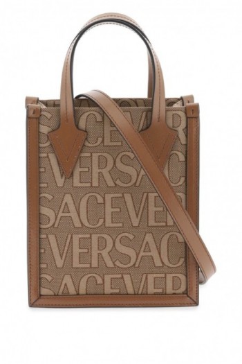 Versace Mała materiałowa torebka tote męska  Versace Allover