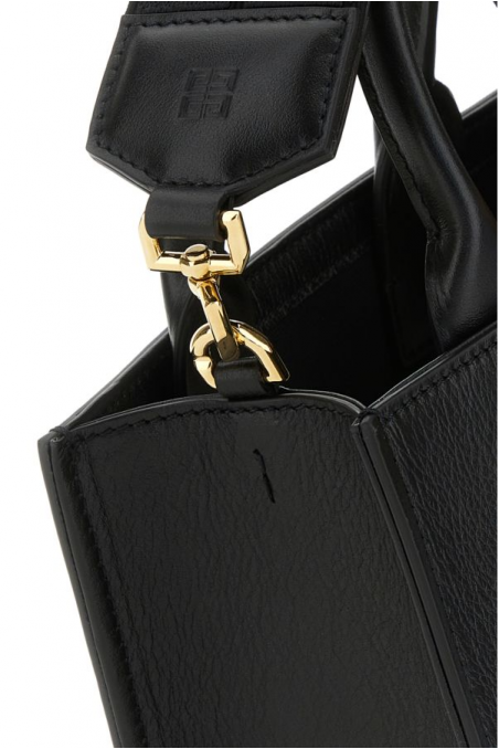 Givenchy Czarna skórzana torebka Mini G Tote