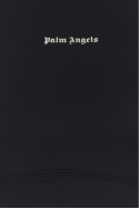 2Palm Angels Krótki czarny top z rozciągliwego nylonu