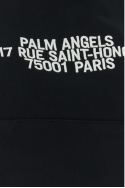 2Palm Angels Czarna bawełniana bluza z nadrukiem