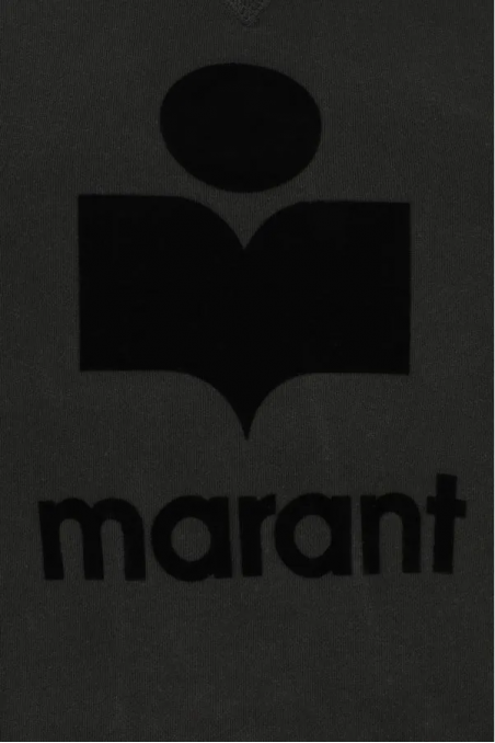 Isabel Marant Etoile Bawełniana bluza Moby w kolorze czarnym