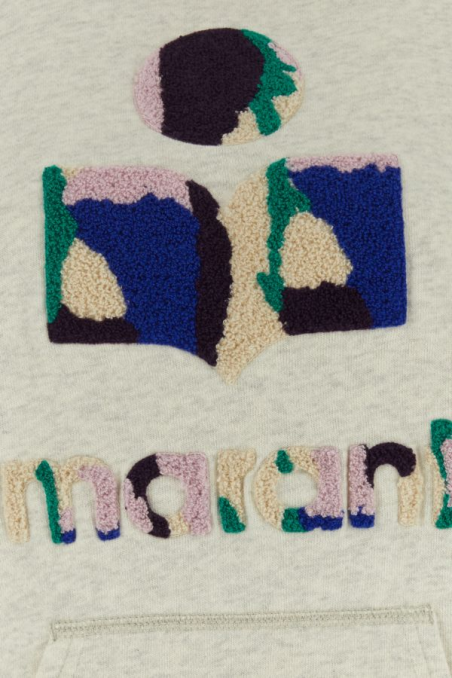 Isabel Marant Etoile Bluza Mandel z mieszanki bawełny w kolorze melanżowym 25666