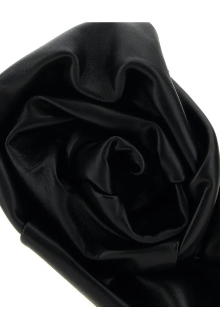 Burberry Czarna kopertówka Rose ze skóry nappa
