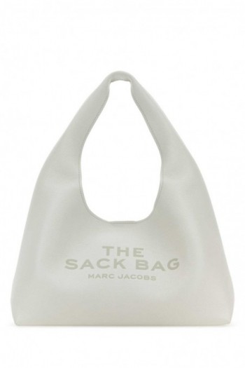Marc Jacobs Biała skórzana torebka do ręki The Sack Bag