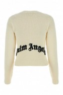 2Palm Angels Sweter z haftowanym logo z tyłu