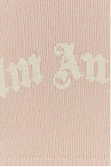2Palm Angels Jasnoróżowy sweter z logo z tyłu