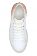 2Jimmy Choo Białe skórzane sneakersy Diamond Maxi/F II