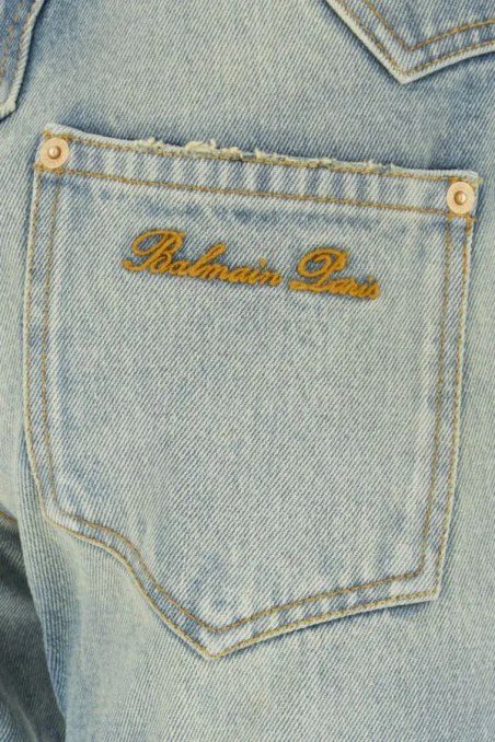 Balmain Rozkloszowane jeansy, spodnie damskie Balmain
