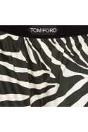 2Tom Ford Jedwabne spodenki Zebra