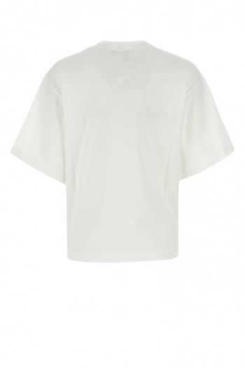 Dolce & Gabbana Biała bawełniana koszulka, F8U10TG7H4P W0800
