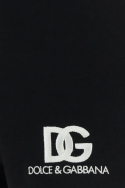 2Dolce & Gabbana Czarne szorty z logo DG