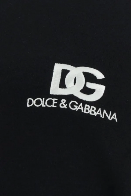 Dolce & Gabbana Czarna bluza z logo DG