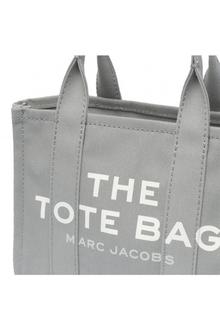 Marc Jacobs Szara min torebka z płótna The Tote Bag