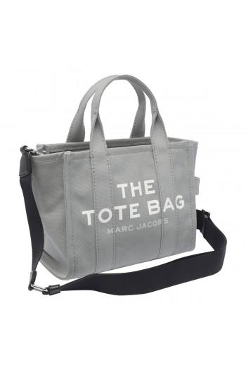Marc Jacobs Szara min torebka z płótna The Tote Bag