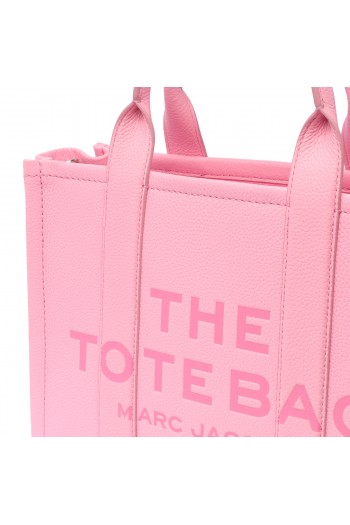 Marc Jacobs Różowa skórzana torba shopper The Tote Bag