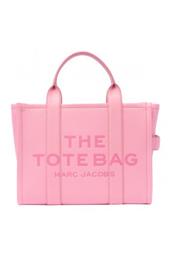 Marc Jacobs Różowa skórzana torba shopper The Tote Bag