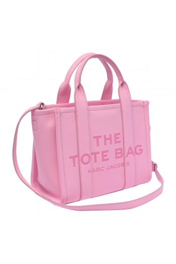 Marc Jacobs Mini torebka The Tote Bag ze skóry w kolorze różowym