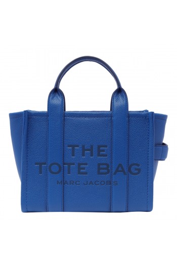 Marc Jacobs Mini torebka The Tote Bag ze skóry w kolorze niebieskim