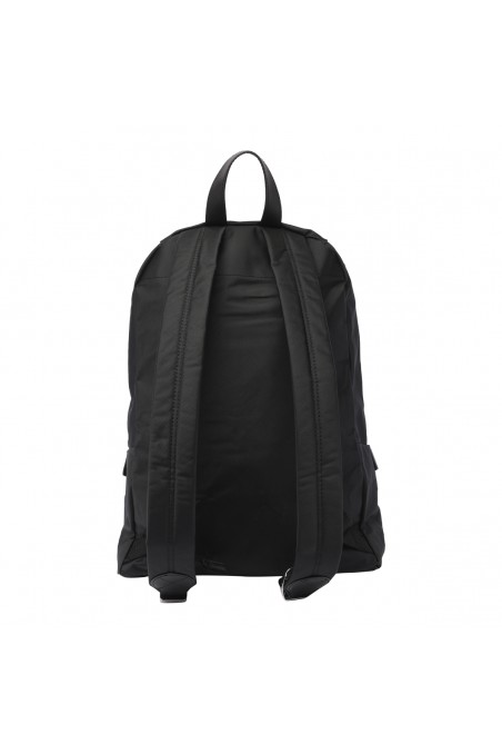 Marc jacobs Duży nylonowy plecak z logo, czarny