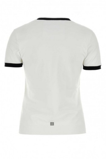 Givenchy Biała koszulka z logo