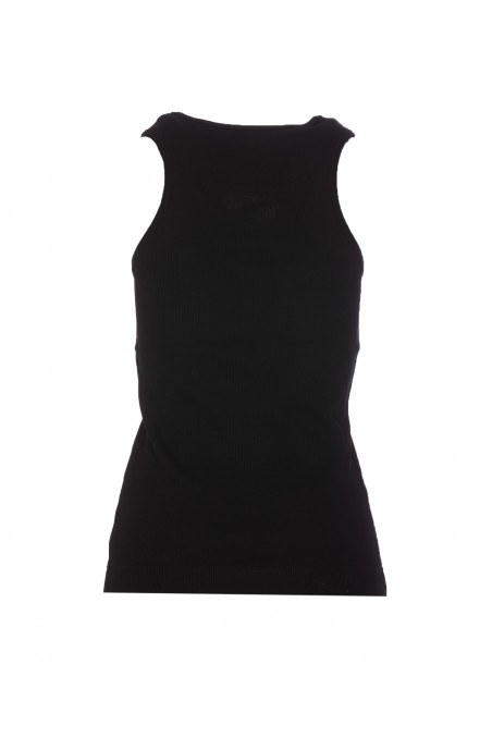 Givenchy Top bez rękawów z logo 4G, czarny