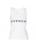 2Givenchy Top bez rękawów z logo Givenchy, biały