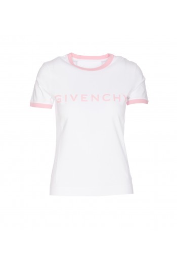 Givenchy Koszulka z logo 'Givenchy', BW70BF3YAC149