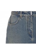 2Givenchy Jeansowa mini spódnica, BW40SQ5Y9N420