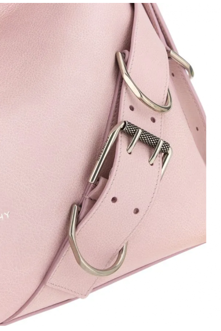 Givenchy Różowa skórzana średnia torba na ramię Voyou Boyfriend