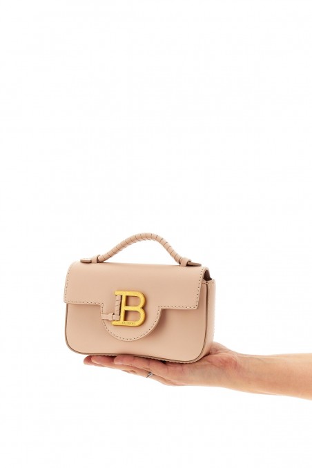 BALMAIN Mini torebka do ręki B-BUZZ, różowa