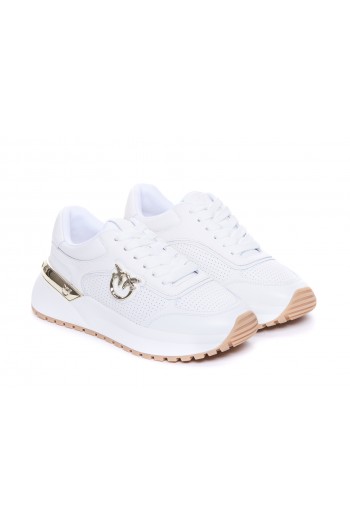 Pinko Sneakersy GEM 01, sportowe buty damskie, białe