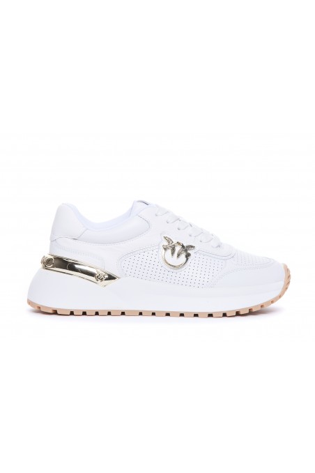 Pinko Sneakersy GEM 01, sportowe buty damskie, białe