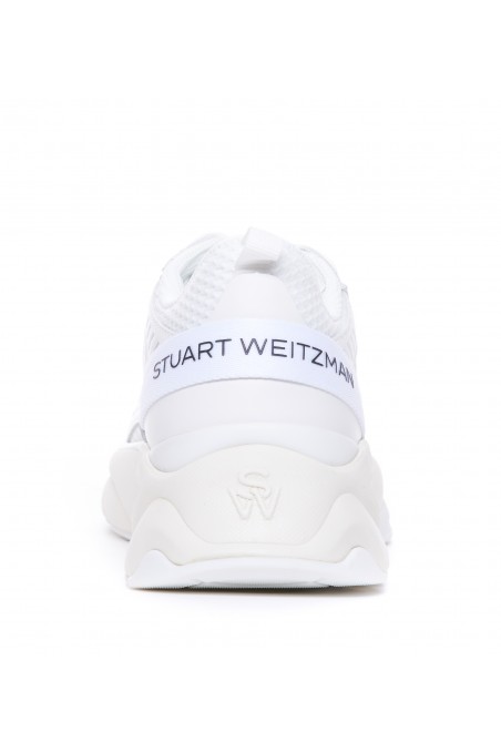 Stuart Weitzman Białe sneakersy SW TRAINER, SH318