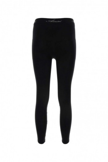 Amiri Czarne legginsy z elastycznego nylonu