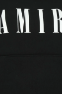 2Amiri Czarna bawełniana bluza oversize z logo