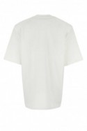 2The Attico Biały bawełniany t-shirt oversize Kilie